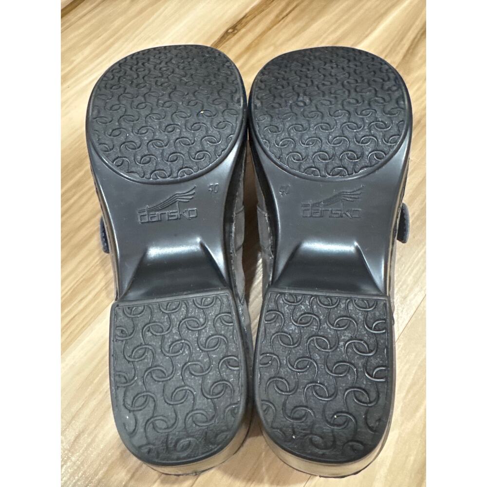 Dansko Tamara Clogs Gray Suede Women's Size 40 / 9.5 - Picture 7 of 9